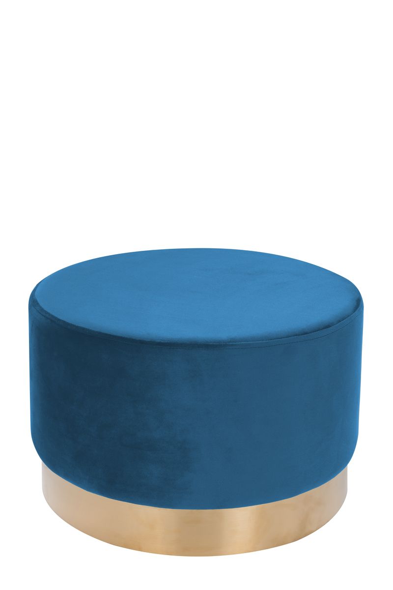 Hocker Nano 310 Blau - 55 cm (L) x 55 cm (B) x 35 cm (H)