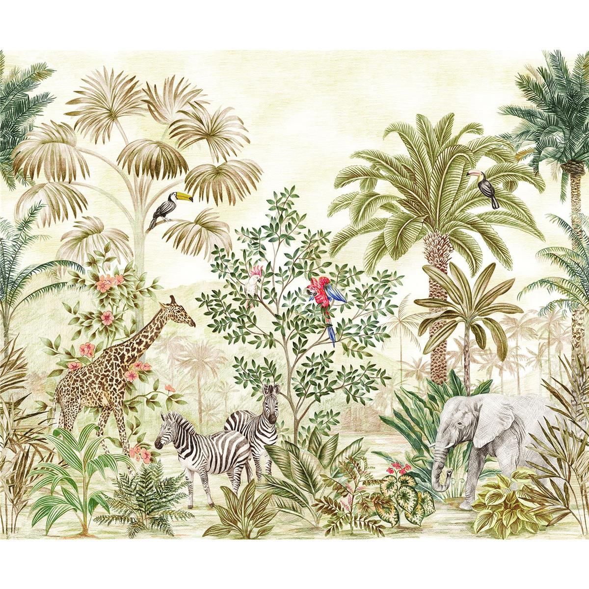 Vlies Fototapete - Wild Wonderland  - Größe 300 x 250 cm
