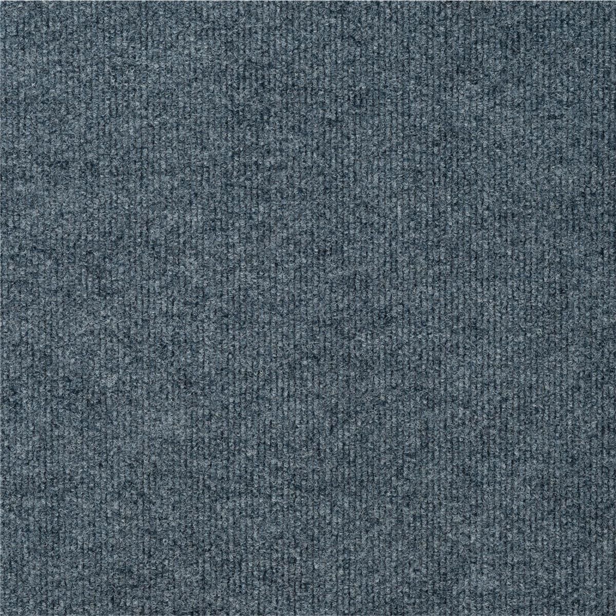 Teppichfliesen 50 x 50 cm TREND SL Grobcord-Rippe Grau 390 uni