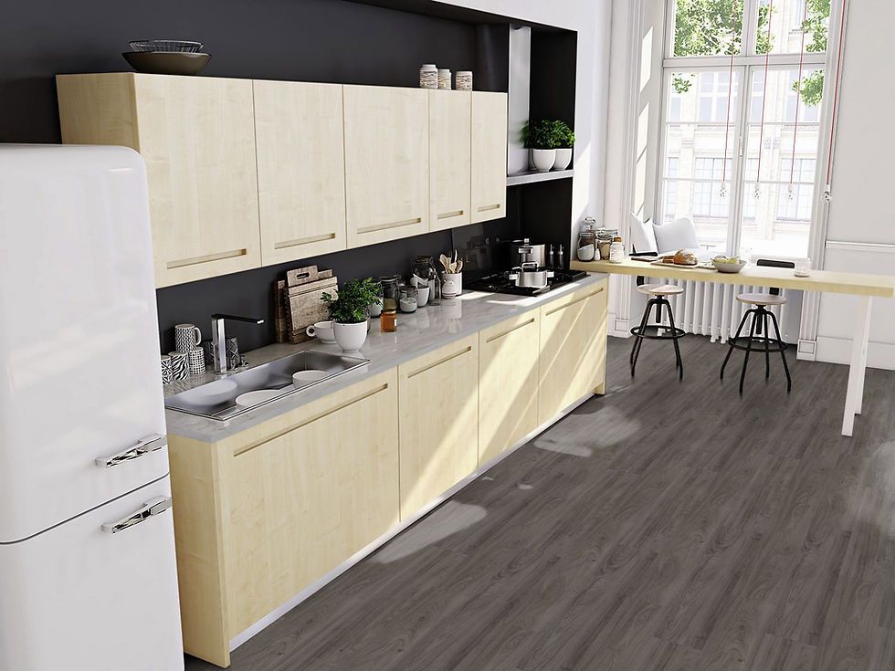 Korkboden Vinyltrend Wood Vinyl zum Kleben Dove 1220 x 185 mm