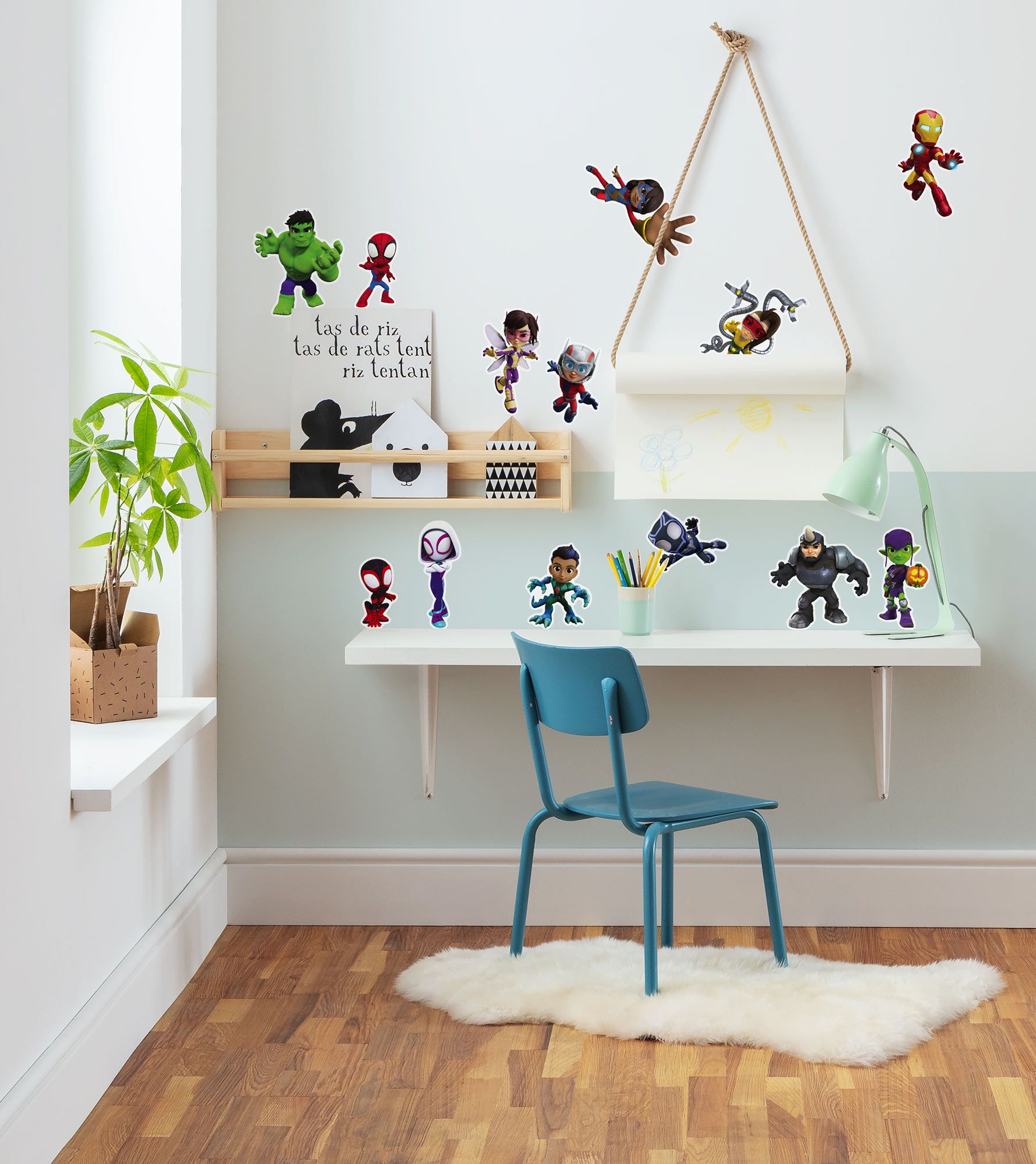 Wandtattoo - Spidey and Friends - Größe 50 x 70 cm
