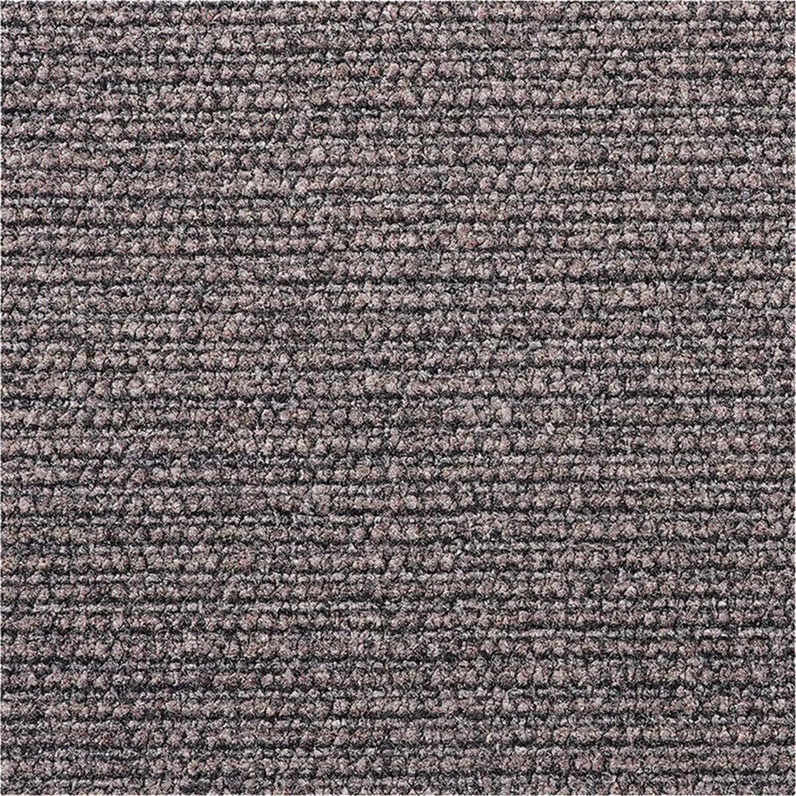 Teppichfliesen 25 x 100 cm selbsthaftend INFLOOR-GIRLOON Cantara-MO Grau 004 gemustert