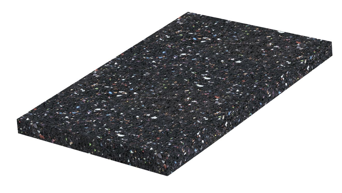 Base Gummipad 30 x 30 x 10 cm