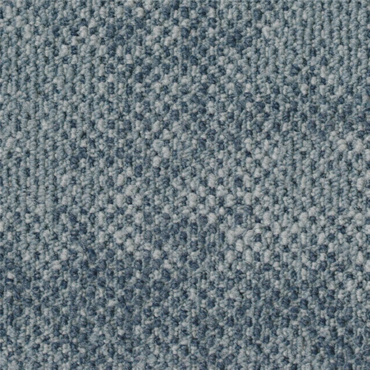 Teppichfliesen Blau 8904 Schlinge strukturiert 50 x 50 cm Grezzo AB64 Desso