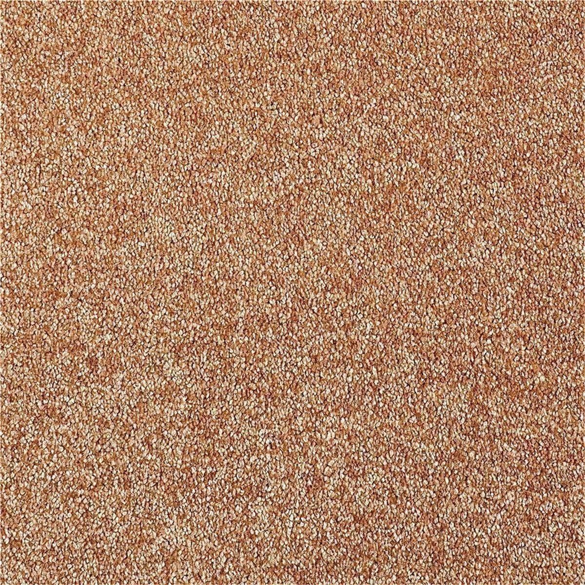 Teppichfliesen 25 x 100 cm selbsthaftend INFLOOR-GIRLOON Couture/Shine Braun 231 uni