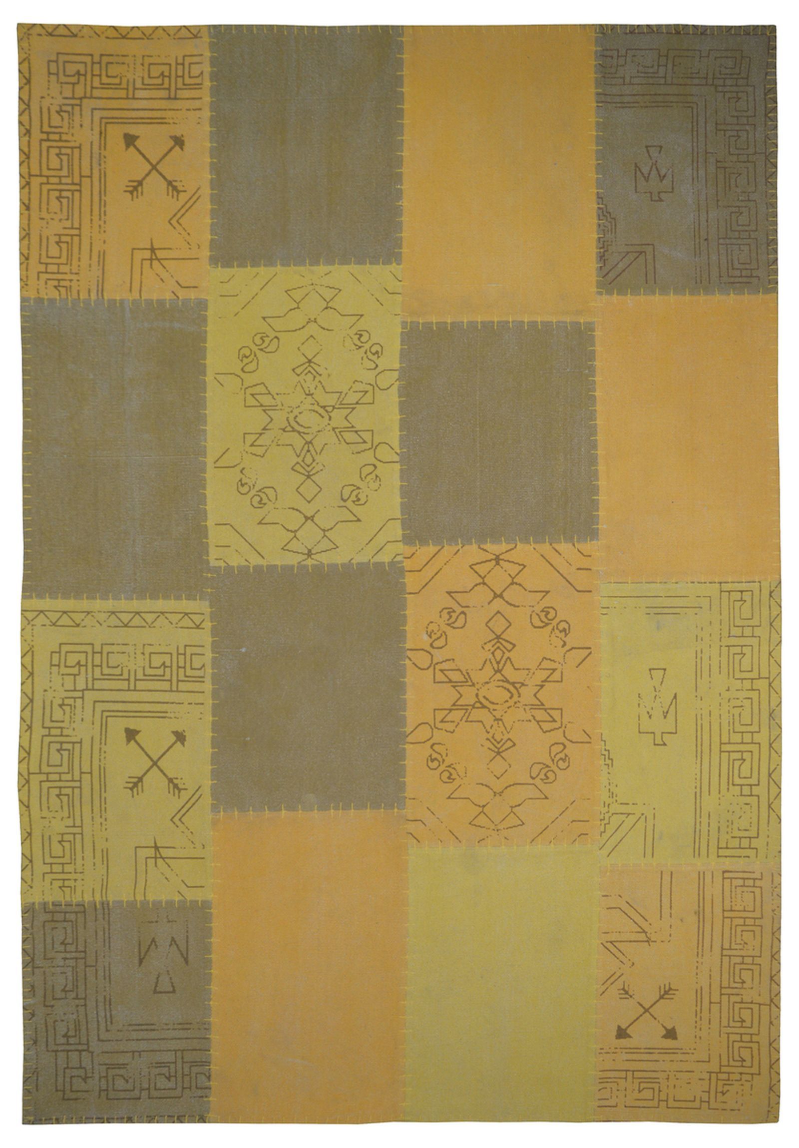 Teppich Lyrical 210 Multi / Gelb 120 cm x 170 cm