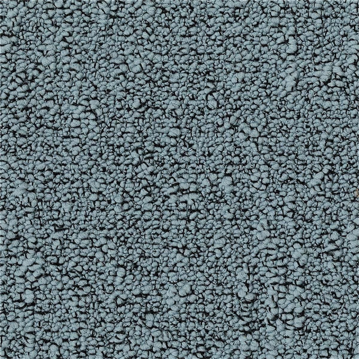 Teppichfliesen Desso Fields B751 8834 Blau Hell Schlinge strukturiert Allover 50 x 50 cm