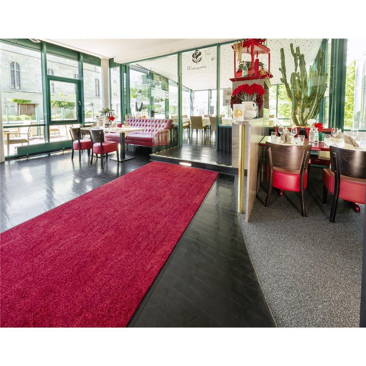 Sauberlauf Anthrazit 80.02 mit Rand - Rollenbreite 130 cm