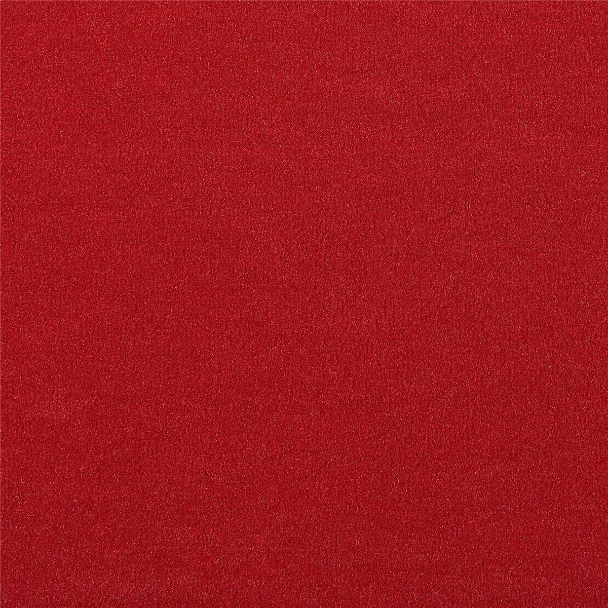 Teppichboden INFLOOR-GIRLOON Cosmos/Attaché Velours Rot 140 uni - Rollenbreite 400 cm