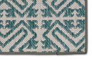 Outdoor Teppich PARKLAND Türkis Gemustert - 170 cm x 240 cm