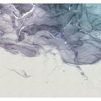 Vlies Fototapete - Ink Blue Fluid - Größe 300 x 280 cm