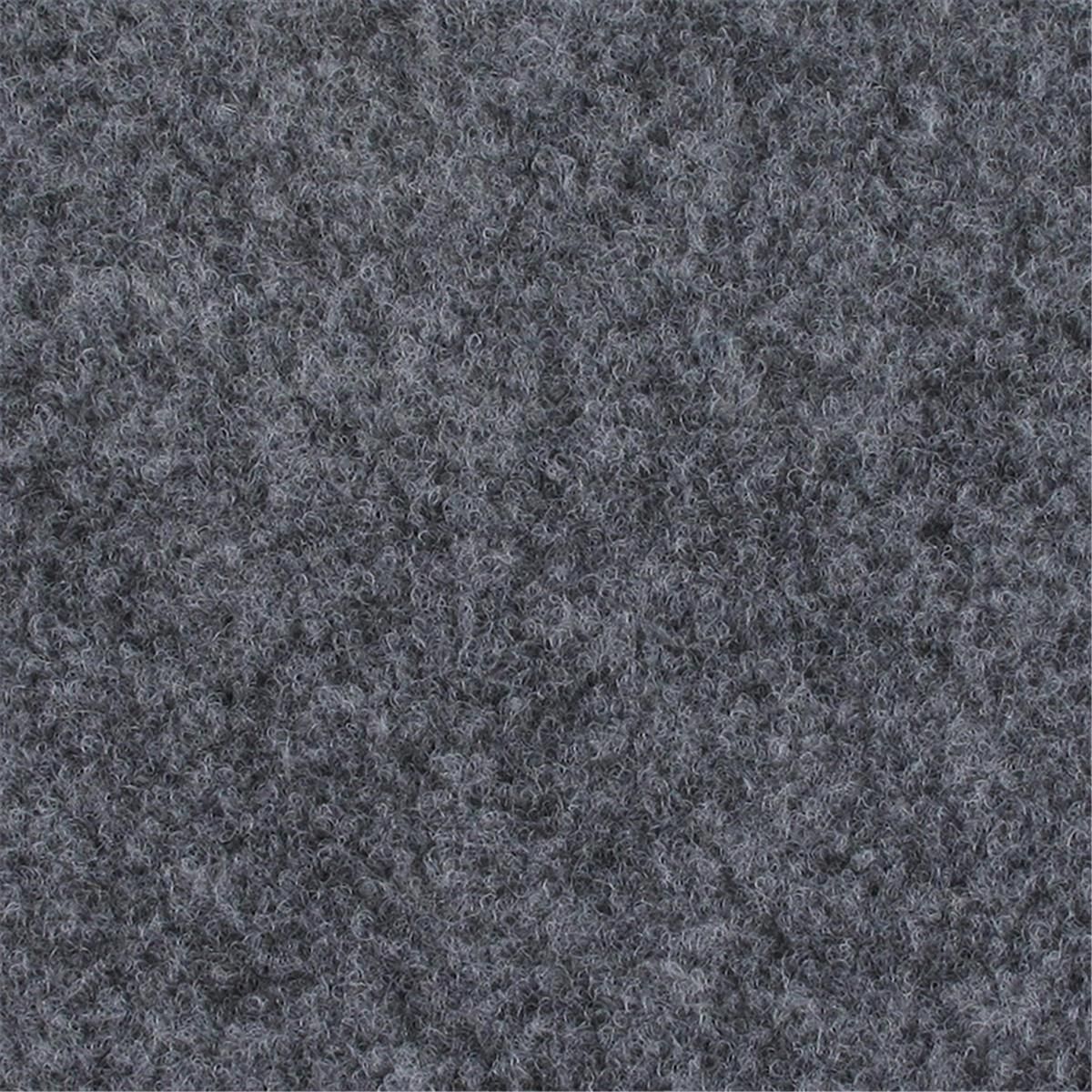 Messeboden Velours EXPOLUXE Flecked Grey 9545 mit Schutzfolie  - Rollenbreite 200 cm