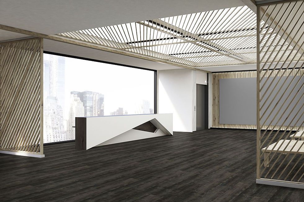 Korkboden Vinyltrend Wood Vinyl zum Kleben Graphite 1220 x 185 mm