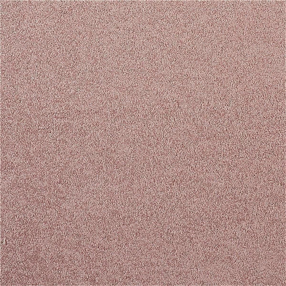 Teppichboden Infloor-Girloon Cashmere-Flair Frisé Rose 111 uni - Rollenbreite 400 cm