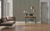 Wandpaneele AKUSTIK MDF und Recycling Filz OLIVE Grün 3,18m² - 4 Stck. 265 cm x 30 cm