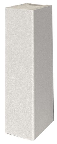 Wand- Akustikpaneel schwarz mit 6 Lamellen V1 B/H 48,4 cm / 275 cm