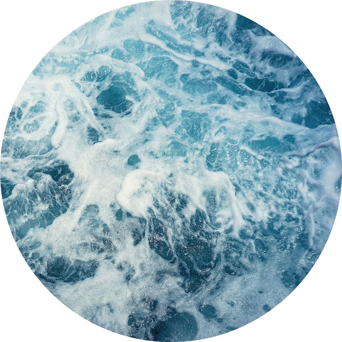 Selbstklebende Vlies Fototapete/Wandtattoo - Ocean Twist - Größe 125 x 125 cm