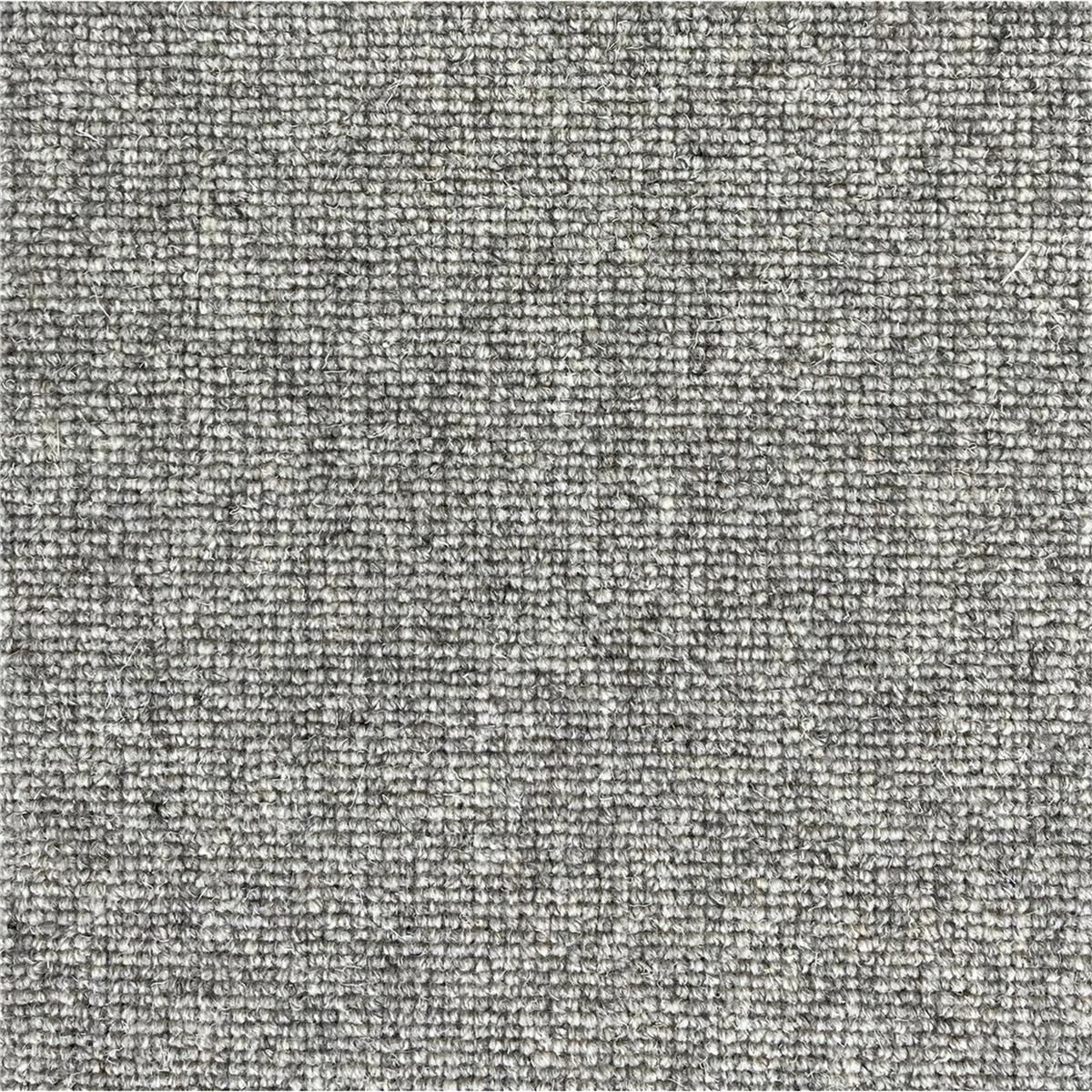 Teppichboden Creatuft Riga 40 Grau 100% reine Schurwolle - Rollenbreite 400 cm