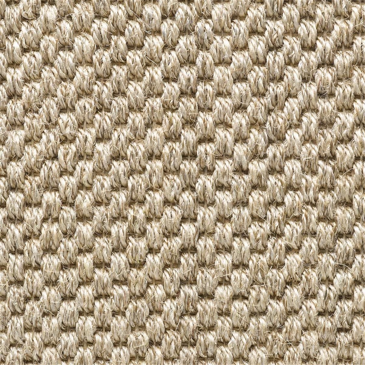 Sisal Teppichboden Bouclé Natur 9001 Tigra ITC uni - Rollenbreite 400 cm