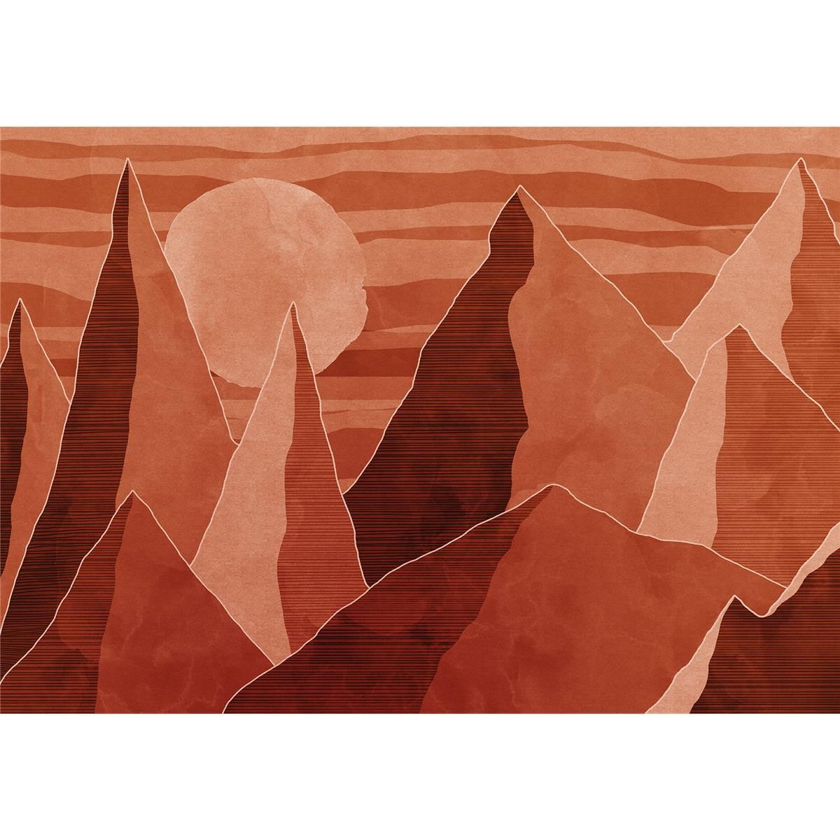 Vlies Fototapete - Desert Mile - Größe 400 x 280 cm