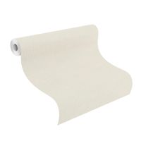 Tapete Basic universell Vinyltapete Offwhite ansatzfrei 53 cm x 10,05 m