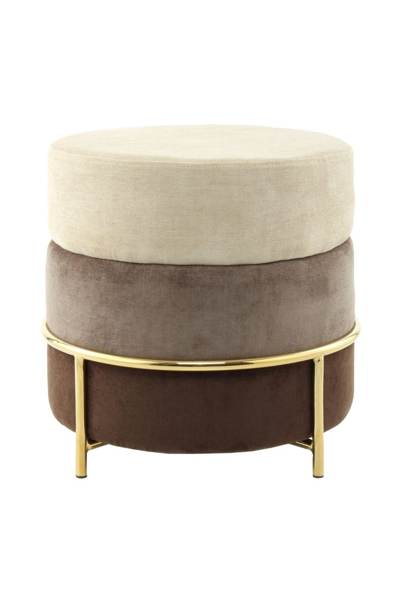 Hocker Matilda 225 Braun - 48,5 cm (L) x 48,5 cm (B) x 46 cm (H)