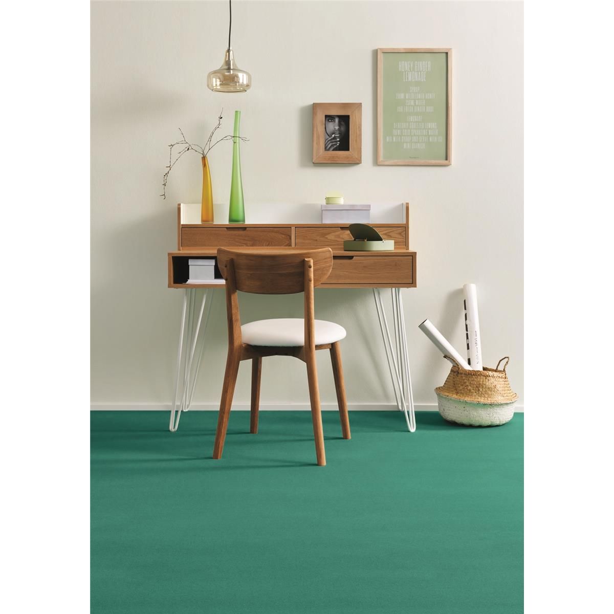 Teppichboden DAS TEPPICHWERK Passion 1000 MODENA Velours Schwarz 9A07 - Rollenbreite 500 cm