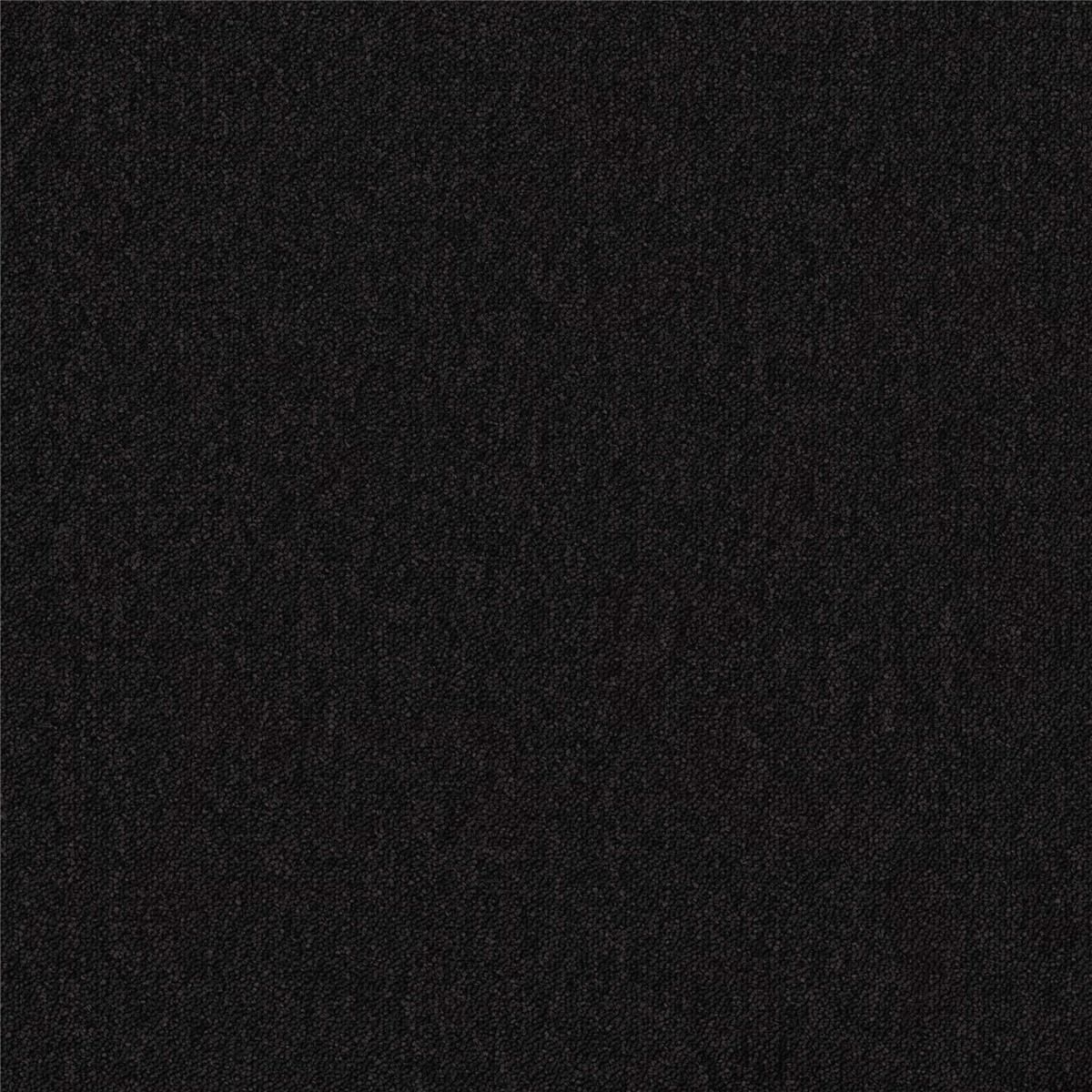 Teppichfliesen Desso Essence Pure AD07 9850 Schwarz Dunkel Schlinge 50 x 50 cm