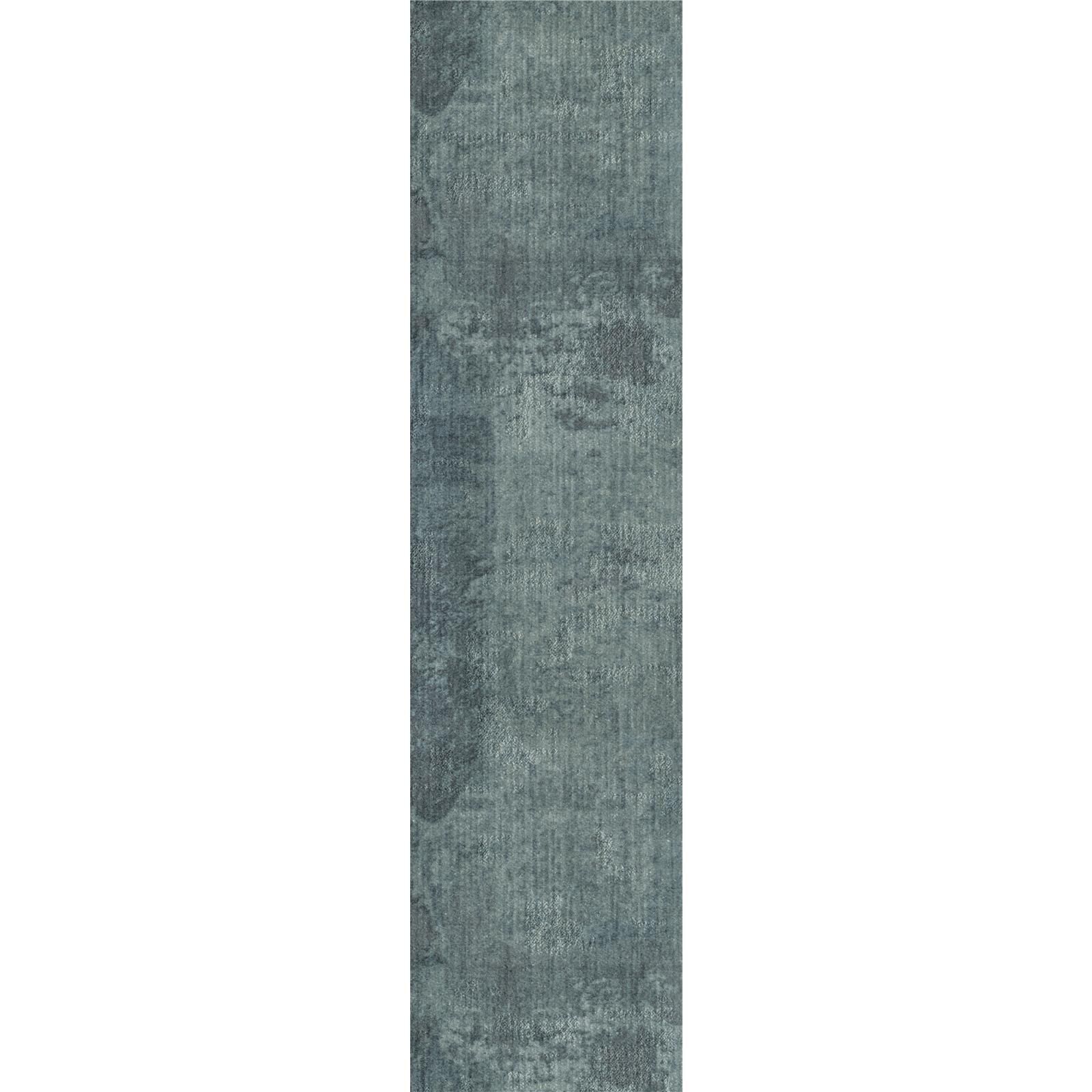 Teppichfliesen 25 x 100 cm selbsthaftend Infloor-Girloon Switch Grün 018-450 gemustert