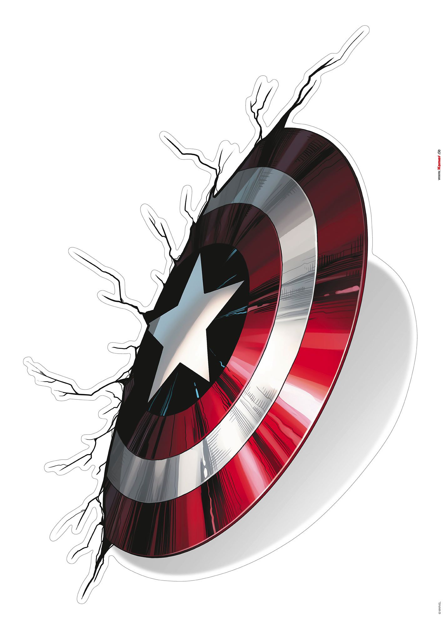 Wandtattoo - Avengers Powerful Weapons - Größe 50 x 70 cm, 2 Bogen