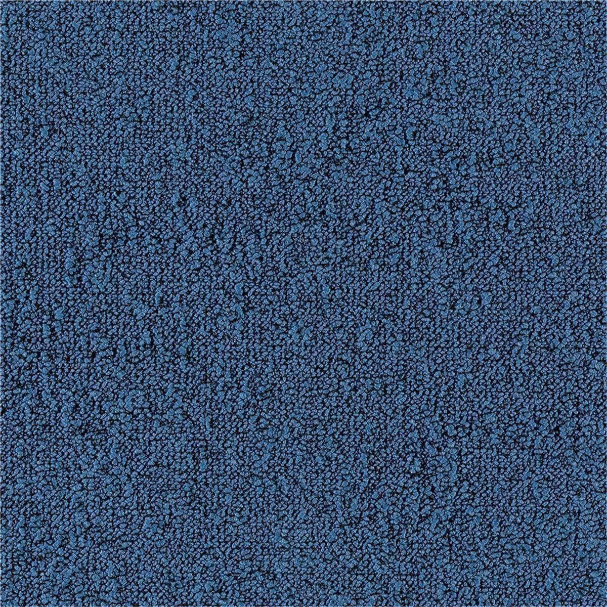 Teppichfliesen 50 x 50 cm Schlinge strukturiert Fields B751 8332 Blau Allover