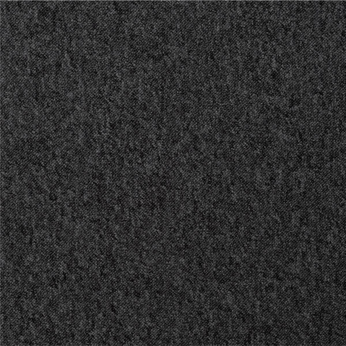 Teppichfliesen 50 x 50 cm CITY SL Schlinge Anthrazit 780 uni