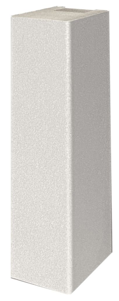 Wand- Akustikpaneel Silber Welle mit 6 Lamellen V1 B/H 48,4 cm / 275 cm