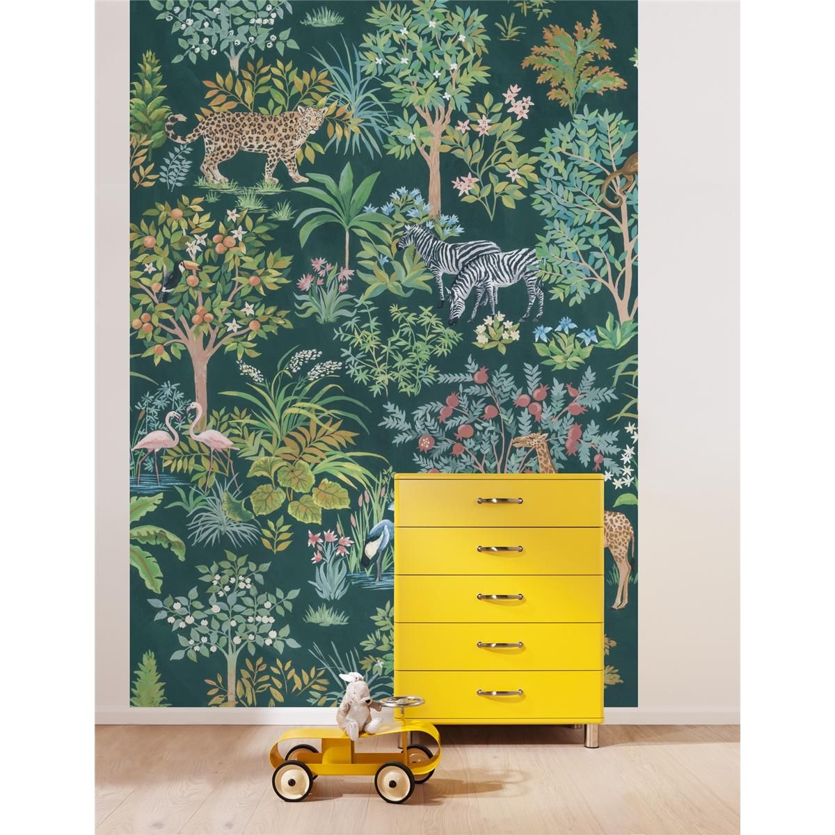 Vlies Fototapete - Happy Jungle - Größe 200 x 280 cm