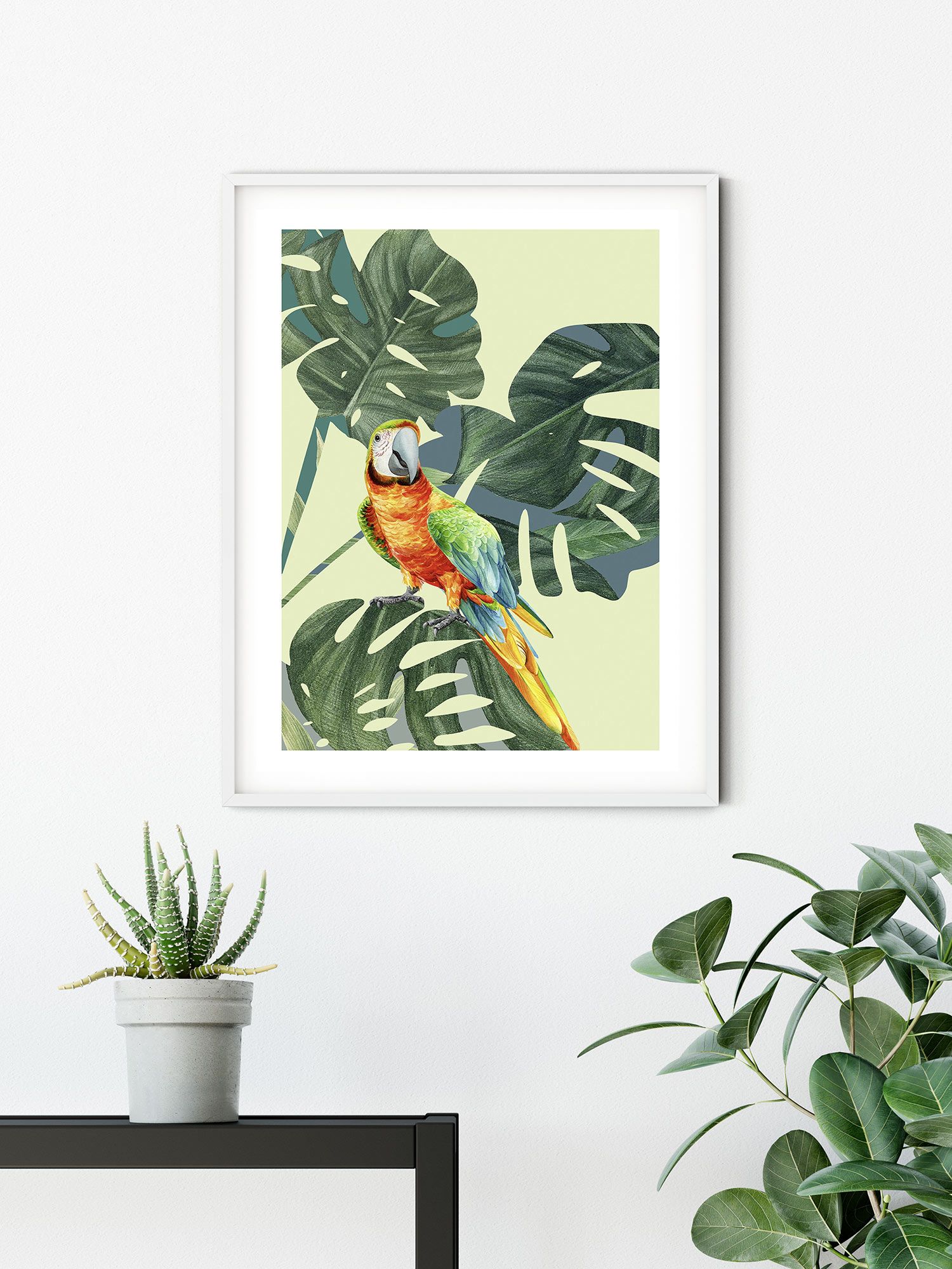 Komar Wandbild - Green-Winged Macaw - Größe: 50 x 70 cm