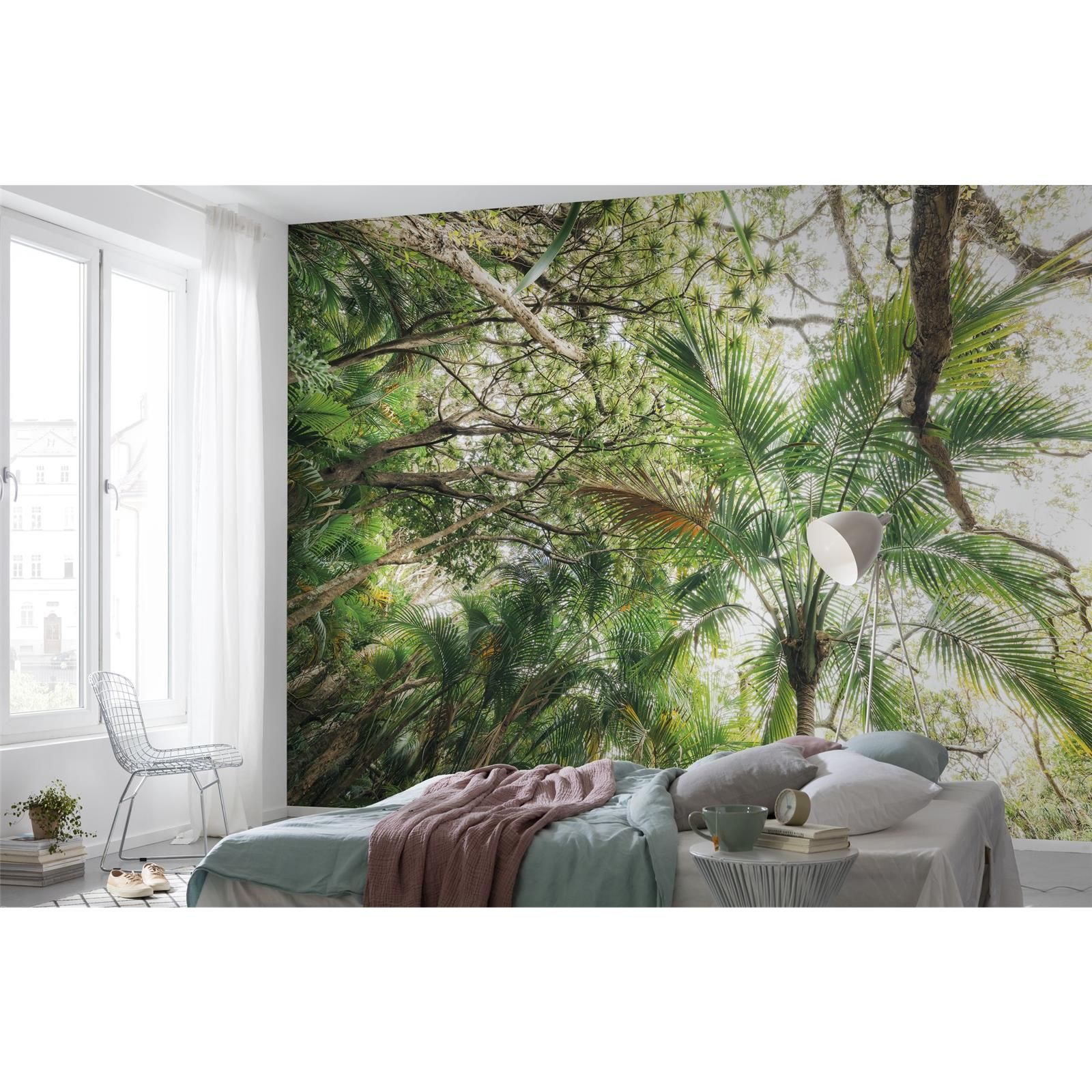 Vlies Fototapete - Touch the Jungle  - Größe 450 x 280 cm