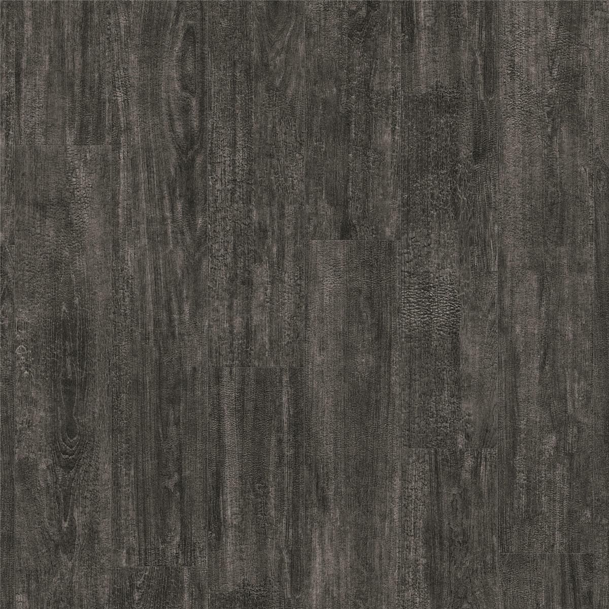 Designboden NATURALS-Charred Wood-Black Planke 120 cm x 20 cm - Nutzschichtdicke 0,30 mm