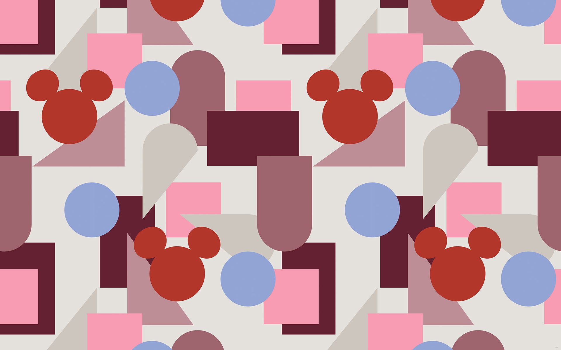 Vlies Fototapete - Colourful Mickey - Größe 400 x 250 cm