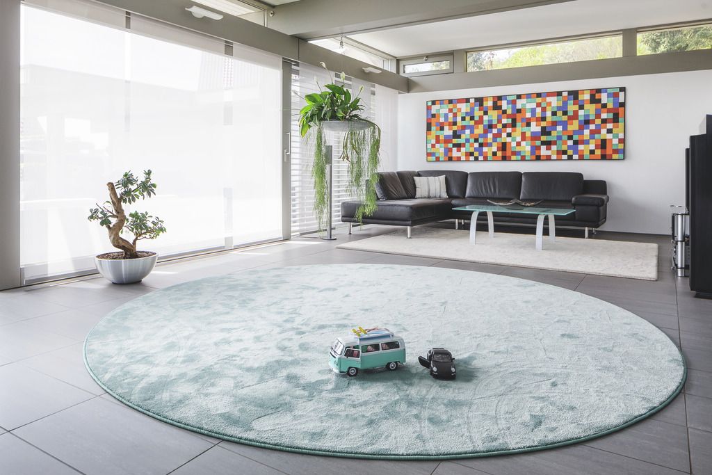 Teppichboden Vorwerk Exclusive 1060 SAFIRA Hochflor Taupe 7H42 - Rollenbreite 400 cm