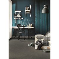 Teppichboden DAS TEPPICHWERK Passion 1006 ALEXIS Velours Schwarz 9G57 - Rollenbreite 500 cm