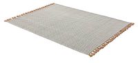 Teppich INSULA Schwarz-Weiß-Rosa - 200 cm x 300 cm
