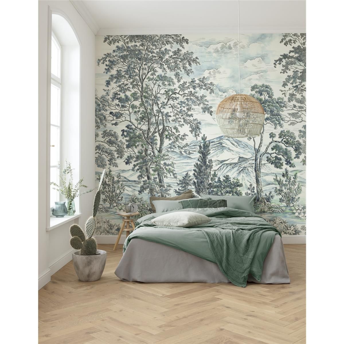 Vlies Fototapete - Highland Trees - Größe 250 x 280 cm