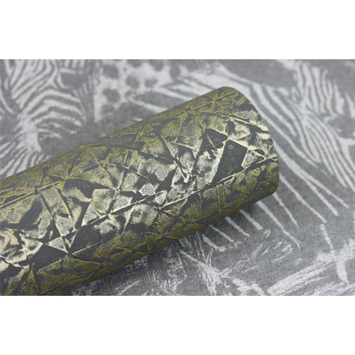 Tapete Culture Exotic Vinyltapete Steingrau versetzter Ansatz 53 cm x 10,05 m