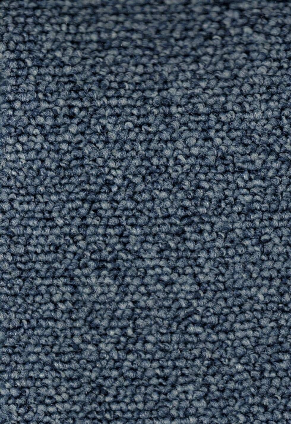 Teppichboden Lano Granit Objektschlinge 764 Wolkenblau - Rollenbreite 500 cm