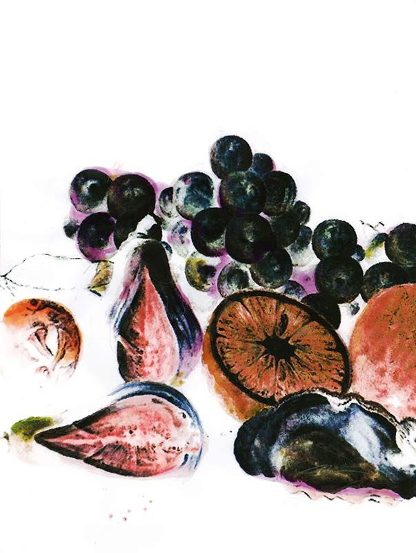 Komar Wandbild - Fruits d'automne  - Größe: 30 x 40 cm