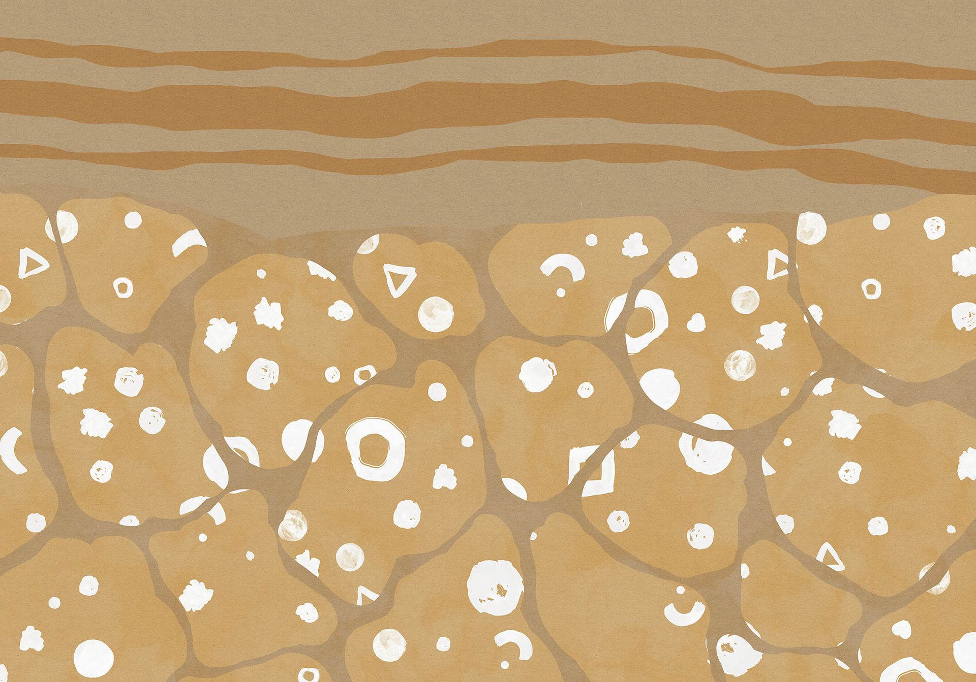 Vlies Fototapete - Subsoil - Größe 400 x 280 cm