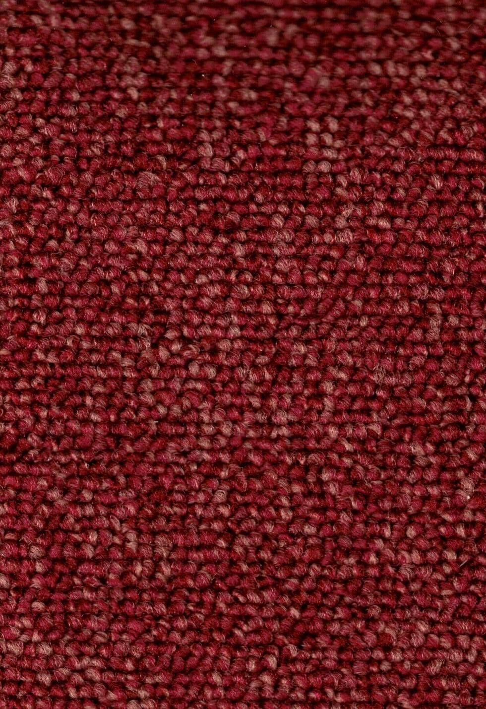 Teppichboden Lano Granit Objektschlinge 110 Rot - Rollenbreite 500 cm