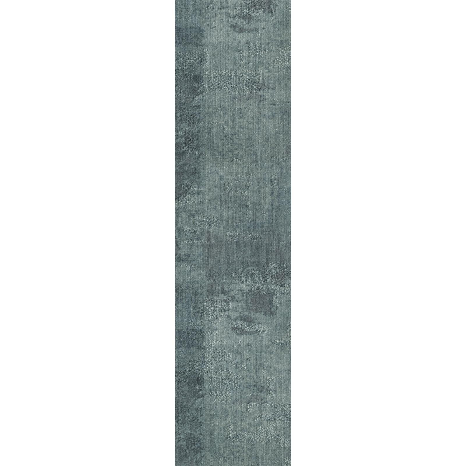 Teppichfliesen 25 x 100 cm selbsthaftend Infloor-Girloon Switch Grün 018-450 gemustert