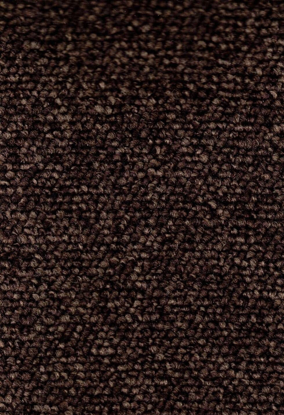 Teppichboden Lano Granit Objektschlinge 400 Dunkelbraun - Rollenbreite 400 cm