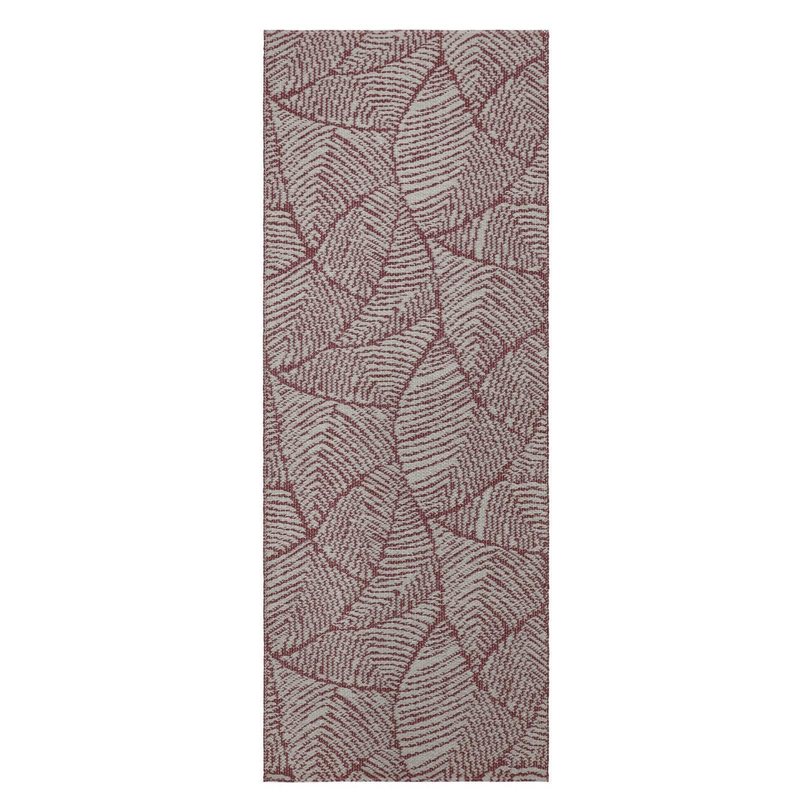 Teppich Swedy JUNGLE V11 Dunkelrot - 60 cm x 160 cm